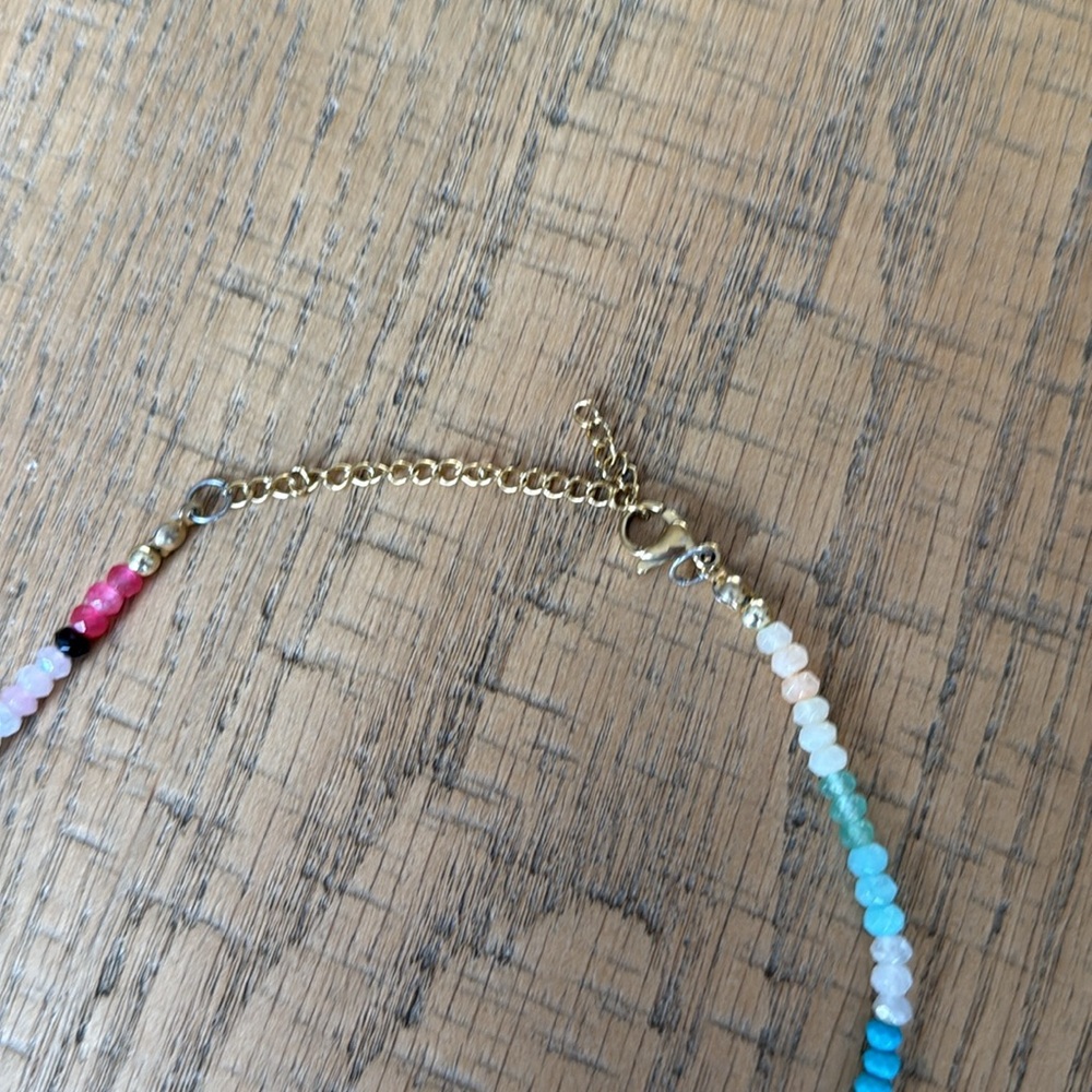 Multicolor Beaded Necklace - Picture 3 of 3